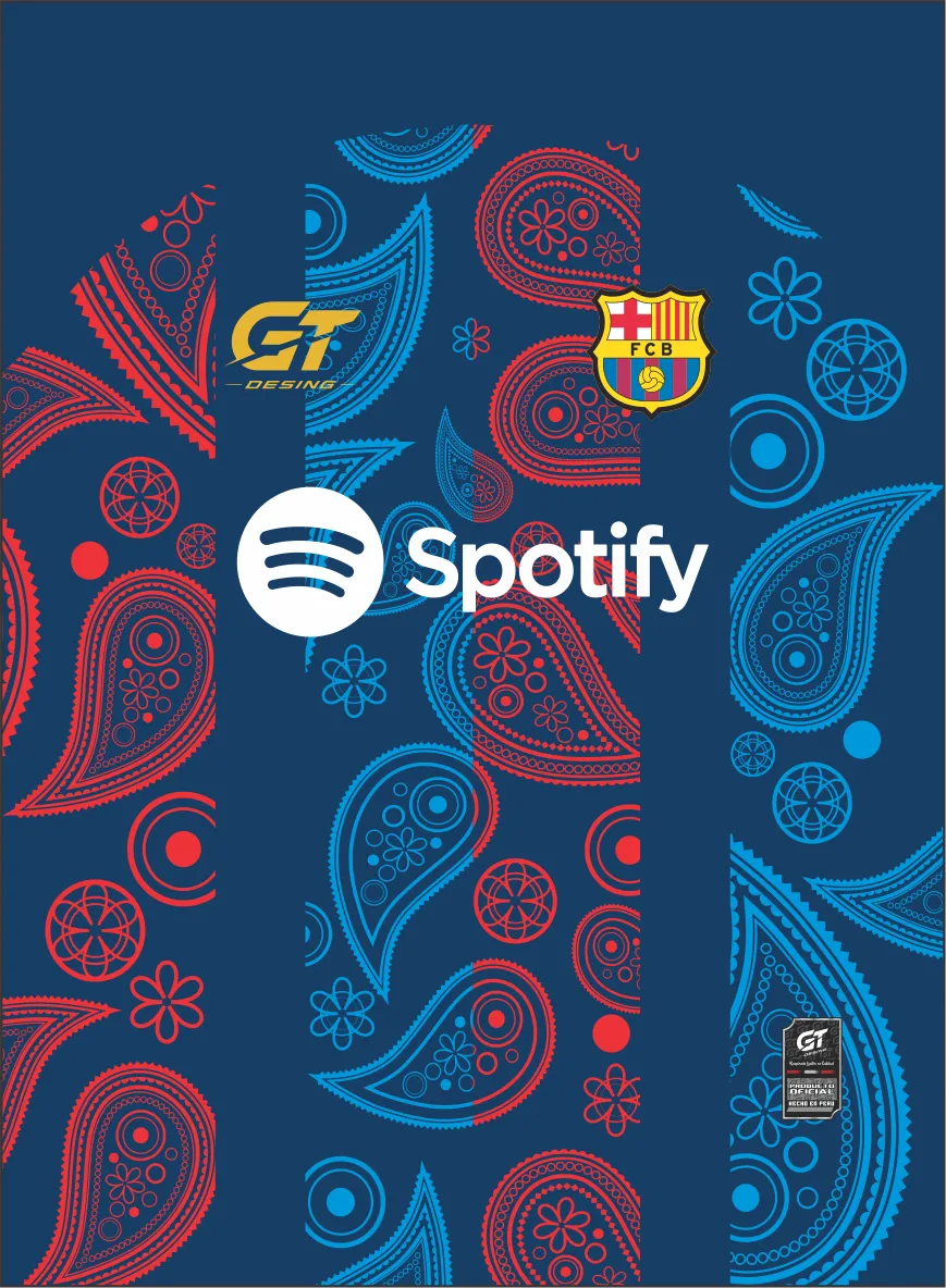 fcb barcelona paisley